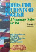 Words For Students Of English : A Vocabulary Series for ESL