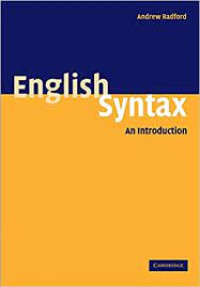 English Syntax : An Introduction