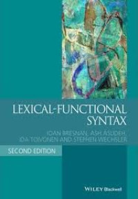 Lexical-Functional Syntax, 2nd Edition