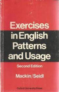 Exercises in English Patterns And Usage