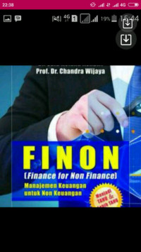 Finon (Finance For Non Finance) Manajemen Keuangan Untuk Non Keuangan