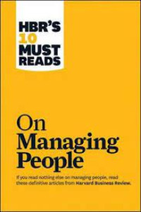 HBR's 10 Must Reads on Managing People (with featured article 