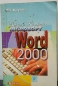 Belajar Komputer Microsoft Word 2000