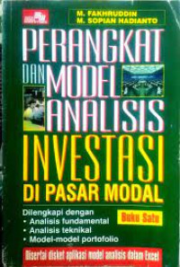 Perangkat Dan Model Analisis Investasi Di Pasar Modal