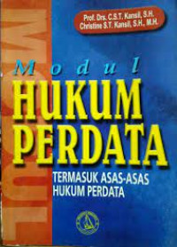 Modul Hukum Perdata Termasuk Asas-Asas Hukum Perdata