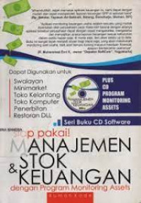 Manajemen Stok & Keuangan dengan Program Monitoring Assets