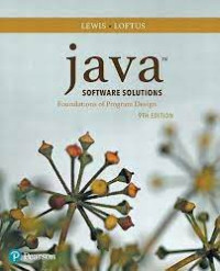 Java software Solutions : foundations Of Program design