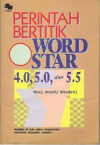 Perintah Bertitik Word Star 4.0, 5.0, dan 5.5