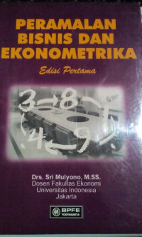 Peramalan Bisnis Dan Ekonometrika Edisi Pertama