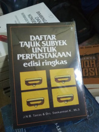 Daftar Tajuk Sunyek Untuk Perpustakaan edisi ringkas