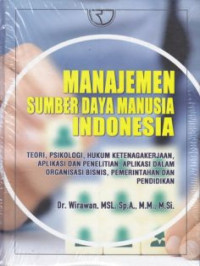 Manajemen Sumber Daya Manusia Indonesia