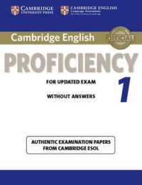 Cambridge English PROFICIENCY  for update Exam Without Answers 1