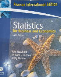 Statistics for business and economics