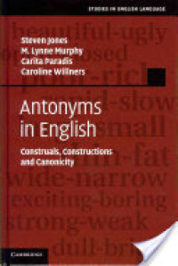 Antonims in English construals constructions and canonicity