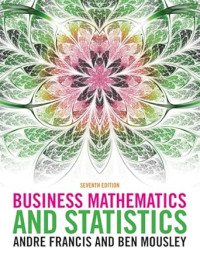 Business Mathematics And Statistics