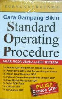 Cara Gampang Bikin Standard Operating Precedure