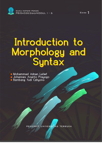 Introduction To Morphology And Syntax