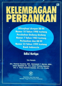 Kelembagaan Perbankan