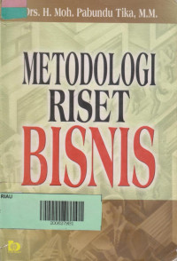 Metodologi Riset Bisnis