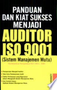 Panduan Dan Kiat Sukses Menjadi Auditor Iso 9001