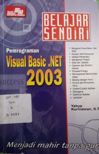Image of Pemrograman Visual Basic .NET 2003