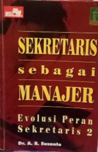 Image of Sekretaris Sebagai Manajer