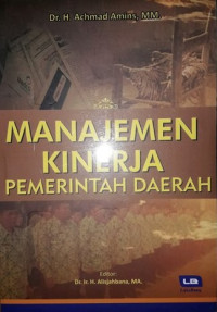 Manajemen Kinerja Pemerintahan Daerah